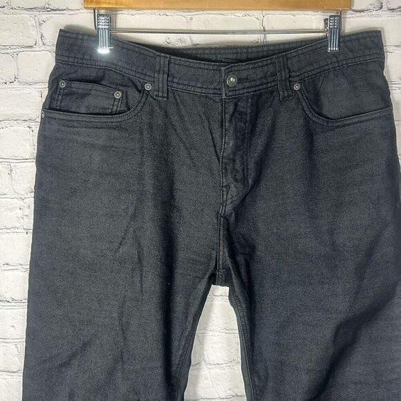 PrAna Mens Gray Black Bridger Slim Pant II size W36 x L30 Style# M4BD30315 - Picture 2 of 10